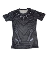 Short Sleeve Black Panther Compression shirt L Black color  - £7.75 GBP