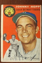 Vintage 1954 Baseball Card TOPPS #193 JOHNNY HOPP Coach Detroit Tigers - £9.18 GBP