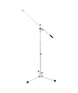 On-Stage MS7801W Euro Boom Microphone Stand- White - £40.84 GBP