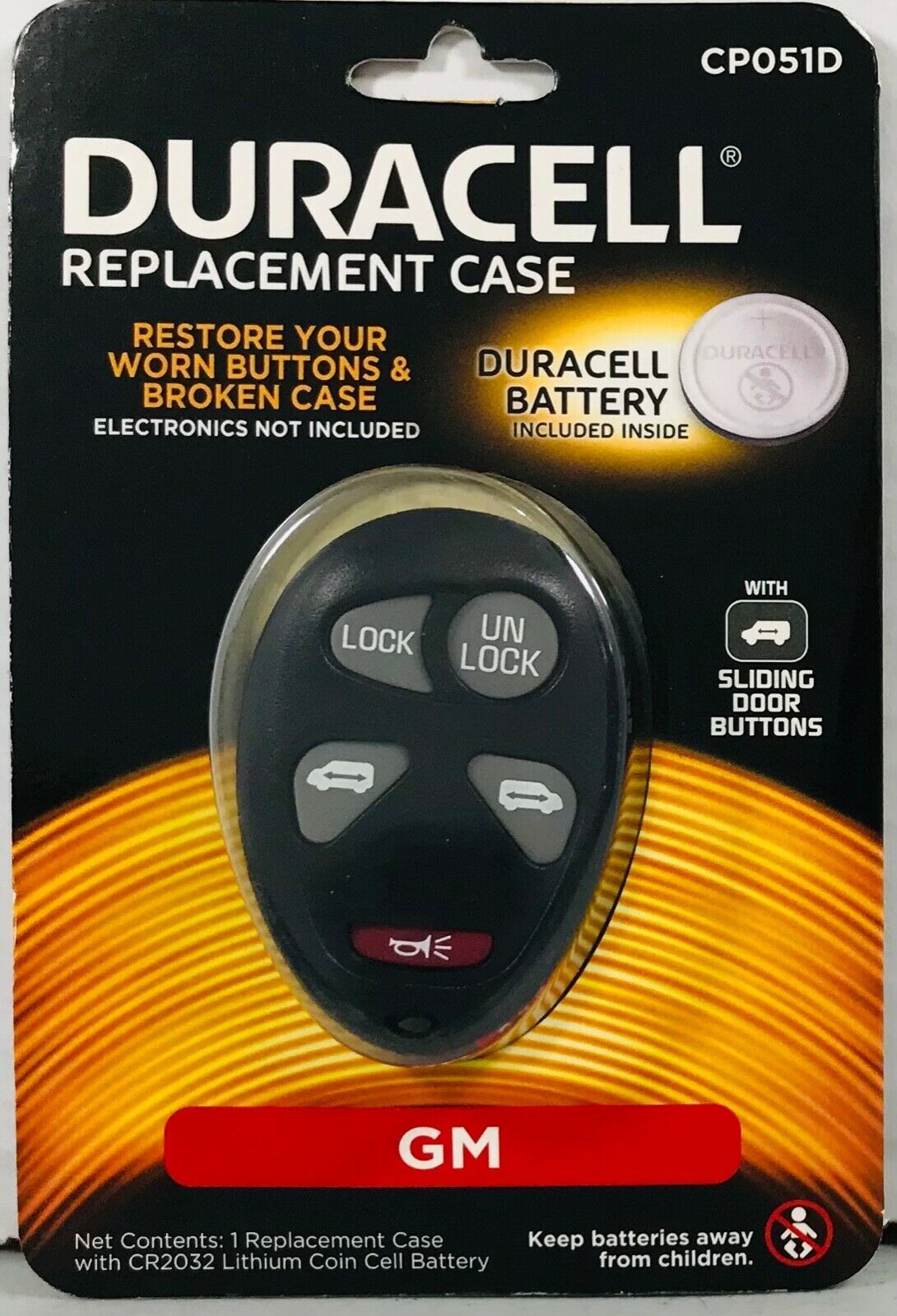 Primary image for GM Duracell Replacement Case CP051D Restore Your Worn Buttons & Broken Case