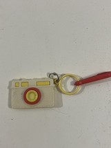 Vintage 1980’s White And Yellow Camera Charm Bracelet Necklace - $279.88 MXN