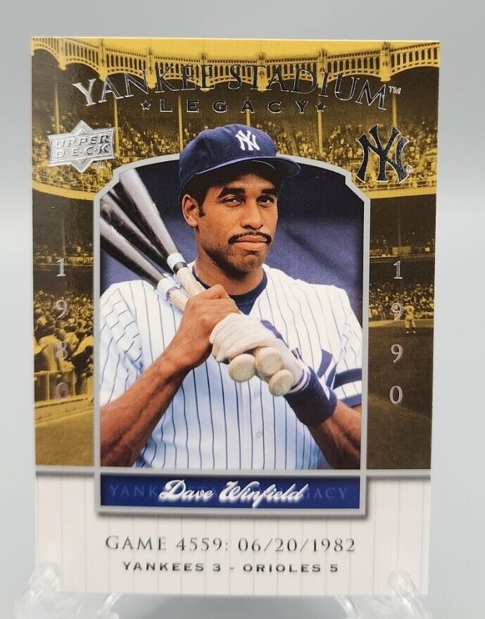 Dave Winfield, 2008 Upper Deck, Yankee Stadium Legacy #4559 MLB New York - $3.50