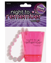 Night To Remember Shot Glass Bracelet By Sassigirl - Pink - £9.43 GBP