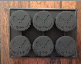 Jack Skellington Nightmare before Christmas Silicone Pan Candy Chocolate Mold Ic - £20.51 GBP
