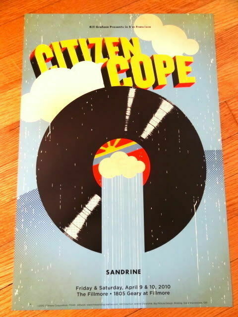 CITIZEN COPE Fillmore Poster 10 - $22.49