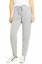 HUE Jogger Leggings Sweat Pants French Terry Grey Medium $40 - NWT - £14.25 GBP