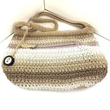 The Sak Originals Crochet Shoulder Hand Bag Purse Boho Granny Chic Desert Tones - £14.92 GBP