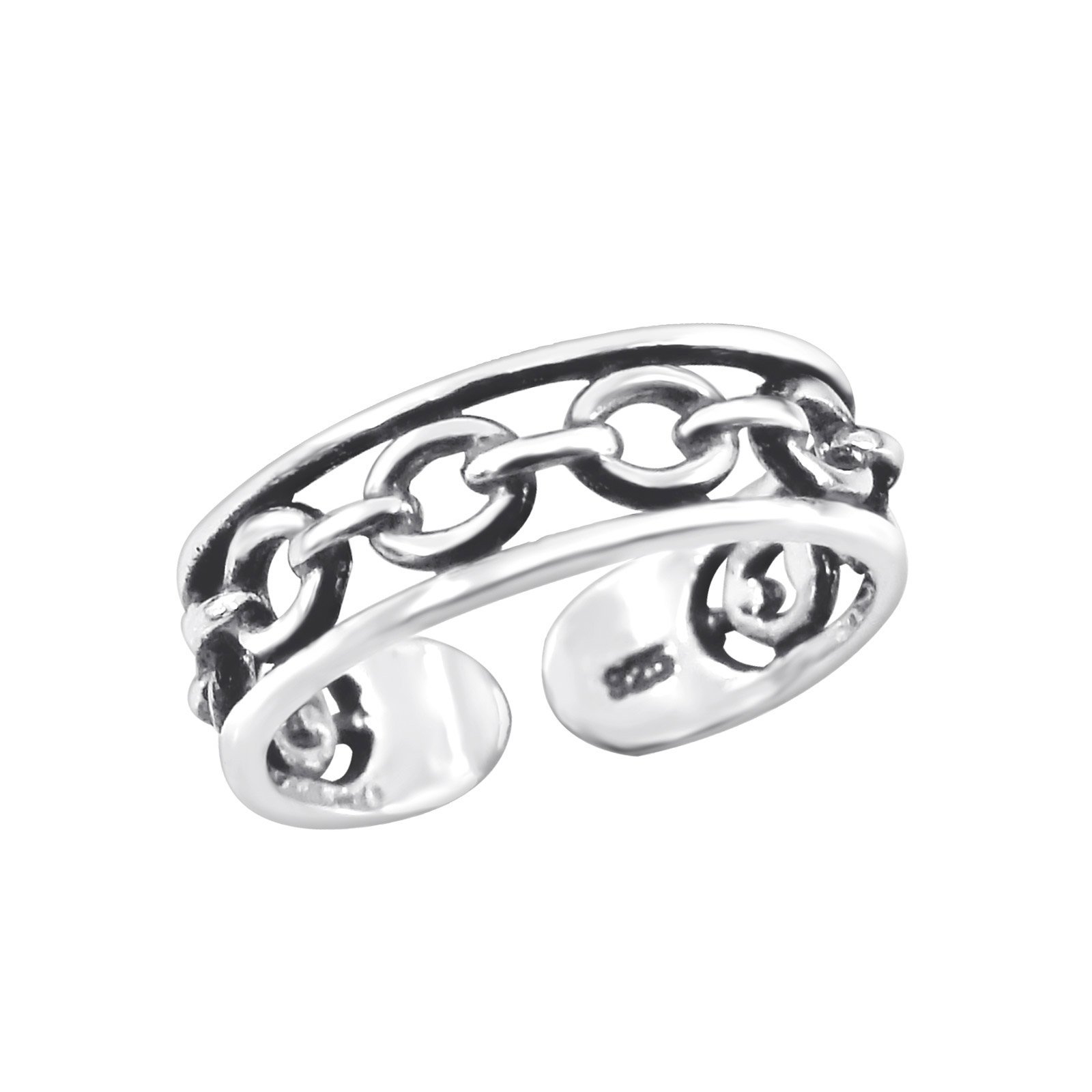 925 Sterling Silver Adjustable Toe Ring - £13.21 GBP