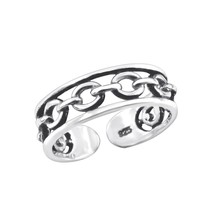 925 Sterling Silver Adjustable Toe Ring - £13.29 GBP