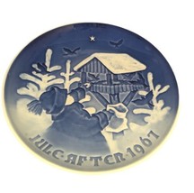 Bing &amp; Grondahl  1967 Christmas Annual Plate Fuglenes Jul Denmark B&amp;G Bl... - $29.58