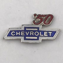50’ Chevrolet Pin Silver Tone Vintage Automotive Car Classic Logo GM Chevy - £9.82 GBP