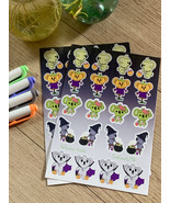 Halloween Koalas Sticker Sheet~Homemade~Kawaii Packing Stickers~Cute Sta... - $70.63 MXN