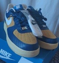 Nike x Undefeated 5 On It - Air Force 1 Low SP - Sz. 10 Blue/Yellow *NEW* - $199.99