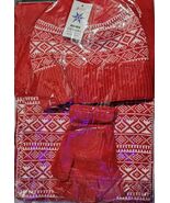HDDD Women's Cold Weather  Warm &amp; Soft  Red And  White - $13.85