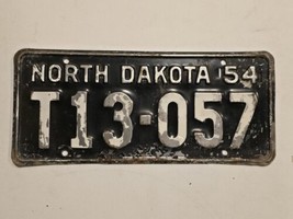 1954 North Dakota Truck License Plate T13-057 ND ‘54-Decor-Man Cave-Shop - $19.97
