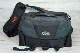 Canon Rebel Camera Bag Multi-Compartment Bag w Shoulder Strap Embroidere... - £16.78 GBP