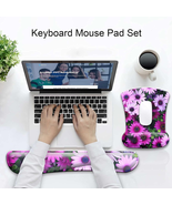 Keyboard Wrist Rest Pad and Ergonomic Mouse Pad with Wrist Support Gel S... - £16.93 GBP