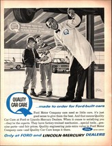 1963 Quality Car Care Ford &amp; Lincoln Mercury Dealers Made To Order Print... - $25.05