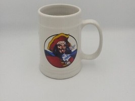 Vintage Captain Morgan Mug Beer Stein Tankard Spiced Rum Cup Ceramic Pirate - £15.44 GBP
