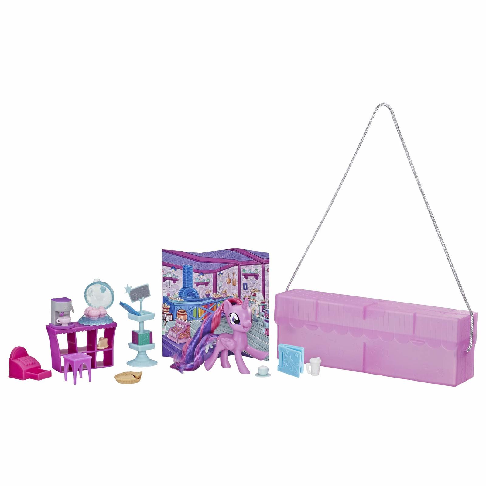 My Little Pony Toy On-The-Go Twilight Sparkle -- Purple 3" Pony Figure with 14 A - $21.67