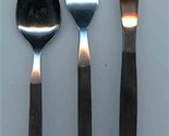  BRANIFF International Black Handle Knife Fork and Spoon Stainless Steel - $74.25