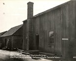 RPPC Blacksmith Fort Nisqually Point Defiance Park Tacoma WA Postcard T15 - $3.91