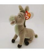 2007 Ty Donkey Plush Beanie Baby Shrek The Third Collectible New    a 10 - $298.91 MXN