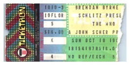 The Who Konzert Ticket Stumpf Oktober 10 1982 East Rutherford Neu Jersey - £41.92 GBP