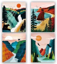 Olympic National Park Art For Home And Living Room Wall Art Decor Set Of... - $41.92