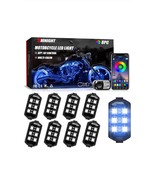 8 Pcs Motorcycle LED Light Kits, App Control Multicolor Waterproof Motor... - $645.68 MXN