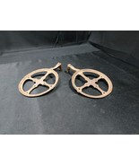 Early 1800s Cast Iron Oil Lamp Wall Mount Swing Arm Base Bracket Holder ... - $55.23 CAD