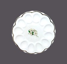 Georgian China Spring Blossom deviled egg serving plate made in USA. - £33.19 GBP