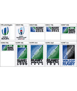1987 - 2019 1st 9th Rugby World Cup iRB Badge Iron On Embroidered Patch - $9.99