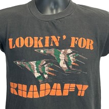 Lookin for Khadafy Vintage 80s T Shirt XXS Muammar Gaddafi USAF Air Force Tee - £37.77 GBP