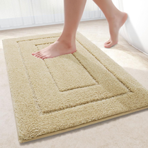Bathroom Rugs, 30&quot; X 20&quot;, Soft and Absorbent Microfiber Bath Rugs, Non-Slip Shag - £29.75 GBP