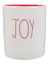 Rae Dunn JOY Canister Jar Artisan Collection White Ceramic No Lid New - £10.01 GBP