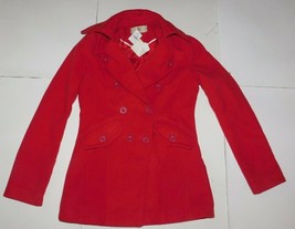 Lost Meg Double Breasted Pea Coat Jacket Size X-Small Brand New - $40.00
