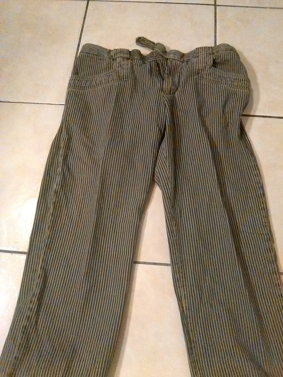 New Dolce And Gabbana Blue And Pink Striped Pants Size 38/52 - $15.00