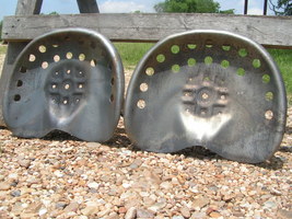 2 Steel tractor Metal Farm machinery stool seat s New Old Style - $89.98