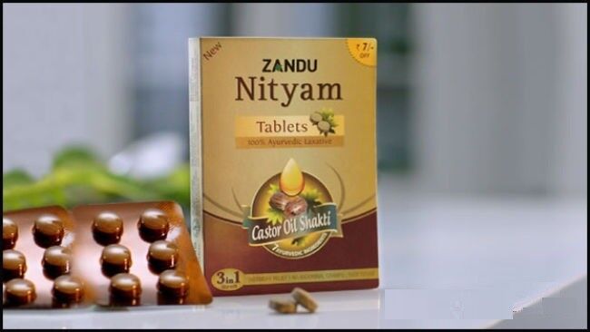 Zandu Nityam Tablets for gas acidity flatulence digestion 5x12= 60 Tablets - $6.50
