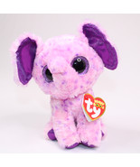 TY BEANIE BOOS EVA 6 Inch GLITTER EYES TYSILK PINK PURPLE Speckled ELEPH... - €6,51 EUR