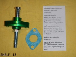 Green Cam Chain Tensioner Manual Adjuster 2004-2007 Yamaha YXR660 Rhino Yxr 660 - £37.01 GBP