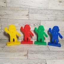 Jumbo 4&quot; Pawns Gingerbread Man Figures For Candy Land Rug Game Parts All Four - £8.75 GBP