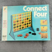 Vintage Milton Bradley Connect Four 4 Family Board Game Checkers 1978 COMPLETE! - £15.45 GBP