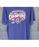 2016 National League Champs  (2016) Chicago Cubs T-Shirt  (With Free Shi... - £12.49 GBP