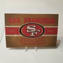 NFL Logo Sticker 19 of 32 San Francisco 49ers 2016 NFL4834 4&quot;x2.75&quot; - $4.93