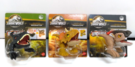 (3) Jurassic World Uncaged Wild Pop Ups - Idoraptor-Parasaurolophus-Triceratops - £28.83 GBP