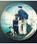 Norman Rockwell Most Inspiring work Plate &quot;Looking Out To Sea&quot; Limited E... - $19.75