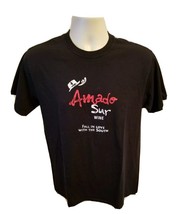 Amado Sur Wine Fall in Love with the South Adult Medium Black TShirt - £11.74 GBP