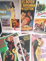 Cut Print Lot of 1940s Movie Posters from 1974 Book (Qty 13 Pages) w/ Ch... - £13.91 GBP